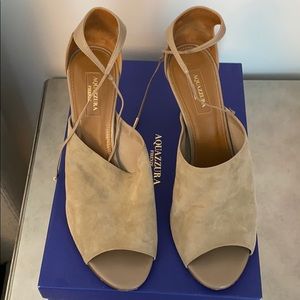 Aqauzzura suede shoes